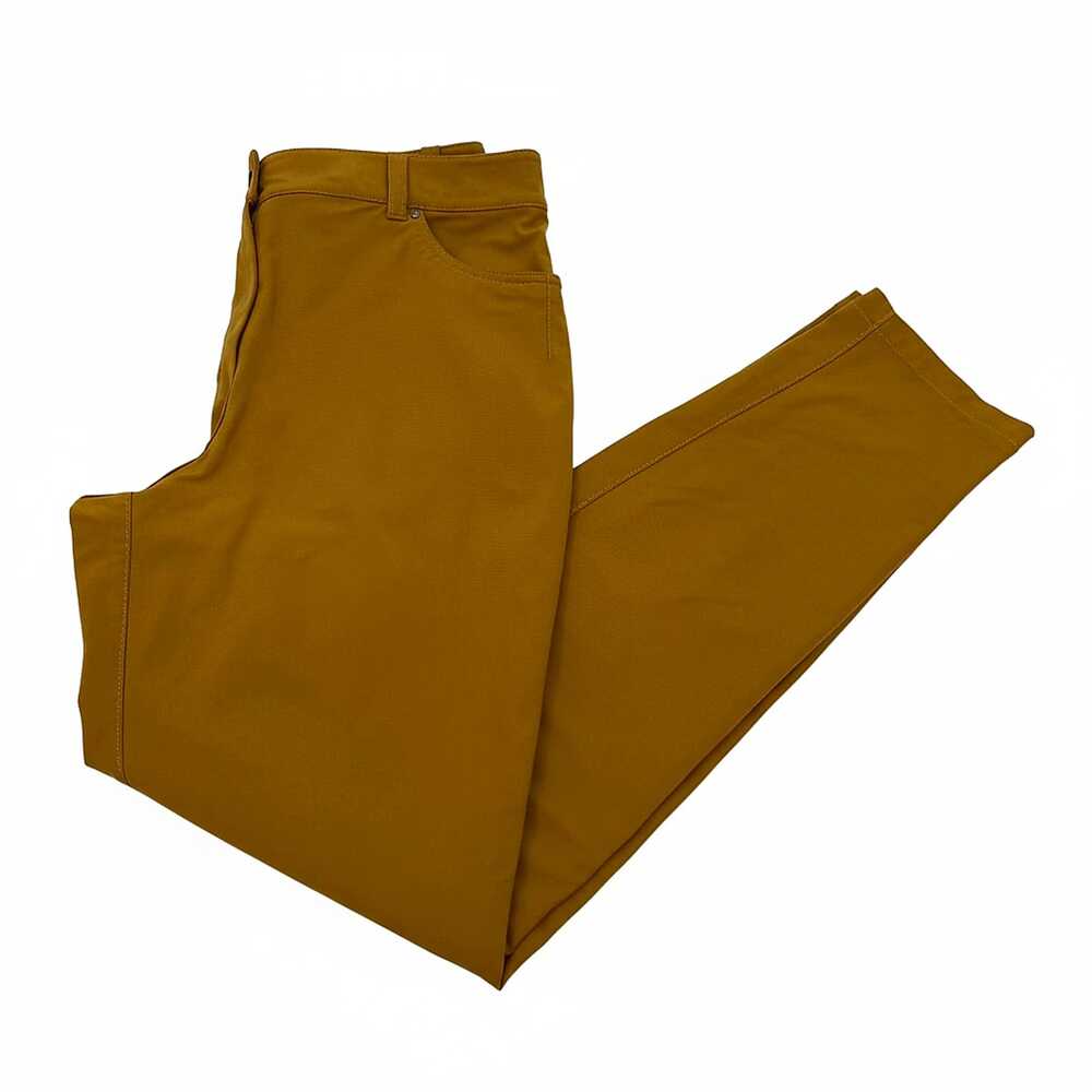 Lululemon Brown Synthetic Jogger Trousers | Women’s Size 10, Vietnam Made